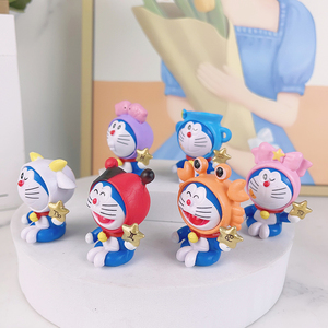 12ชิ้น/เซ็ตตุ๊กตาของเล่นการ์ตูนขุนนางขุนนางไขมันสีฟ้าหุ่นอะนิเมะตัวเลขกลุ่มดาวโดราเอมอนสำหรับเป็นของขวัญ - Product Image 5