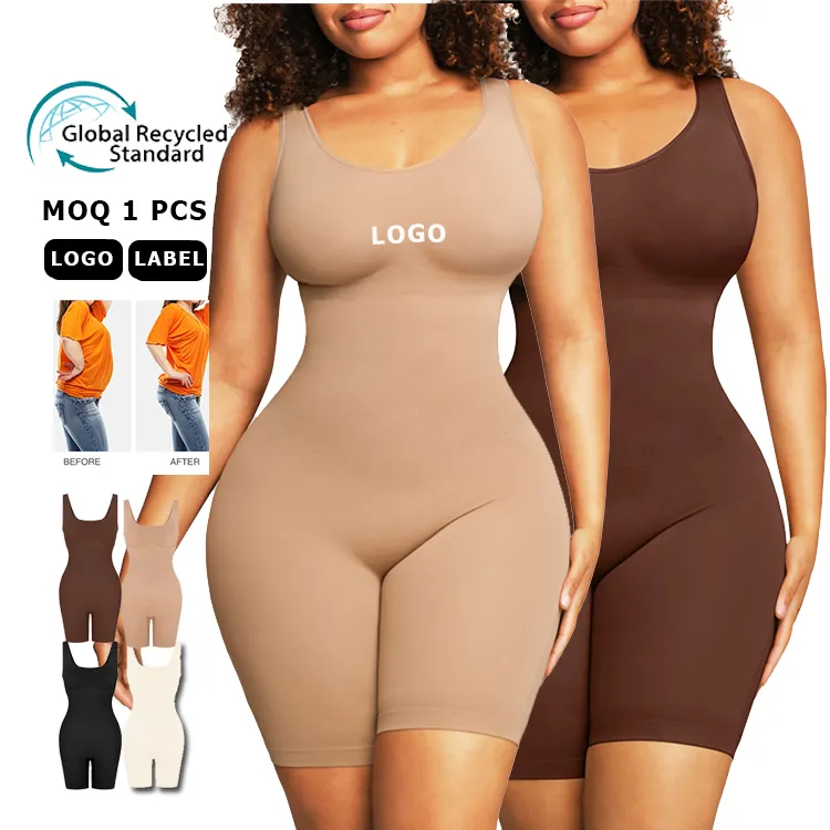 사용자 정의 서비스 원피스 바디 정장 Shapewear 높은 압축 바디 셰이퍼 원활한 Shapewear