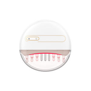 หวีไฟฟ้า LFmina สำหรับ<span class=keywords><strong>นวด</strong></span>ศีรษะ ลดการหลุดร่วงของเส้นผม พร้อมแสงสีแดง หินหยก และแปรงพลาสติก รุ่น 2405-EW - Product Image 6