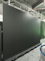 Écran d'affichage LED GOB pliable sur pied, affichage numérique couleur, modulaire, sur roulettes pour la vente au détail en intérieur
