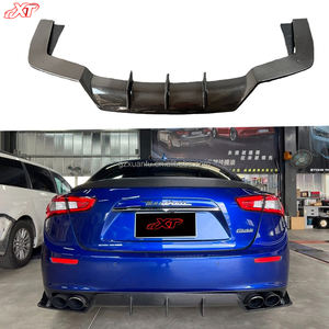 Diffuseur arrière en Fiber de carbone de haute qualité pour <span class=keywords><strong>Maserati</strong></span> Ghibli 14-23 mise à niveau pare-chocs arrière aileron de lèvre arrière BodyKit - Product Image 2