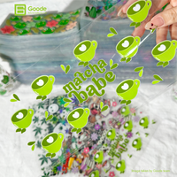 Enveloppes pour gobelets Goode Aesthetic Matcha Green Tea UV DTF pour canettes en verre Libbey de 16 oz, étiquettes 3D en relief, imperméables, haute viscosité, durables