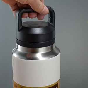 Biểu Tượng Tùy Chỉnh 20Oz 27Oz 37Oz Cách Điện Chân Không Đôi Tường Thể Thao Miệng Rộng Nước Bằng Thép Không Gỉ Chai Với Xử Lý - Product Image 3