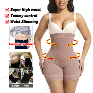 Shorts de Cintura Alta con Control de Abdomen, Pantalones Moldeadores <span class=keywords><strong>para</strong></span> Mujer, Fajas Colombianas, Levanta Glúteos, Moldeador de Cuerpo - Product Image 3