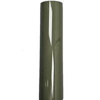 Film adhésif PET PVC TPU coulé haute brillance vert armure pour extérieur de voiture, autocollants de moto, film vinyle pour extérieur de véhicule