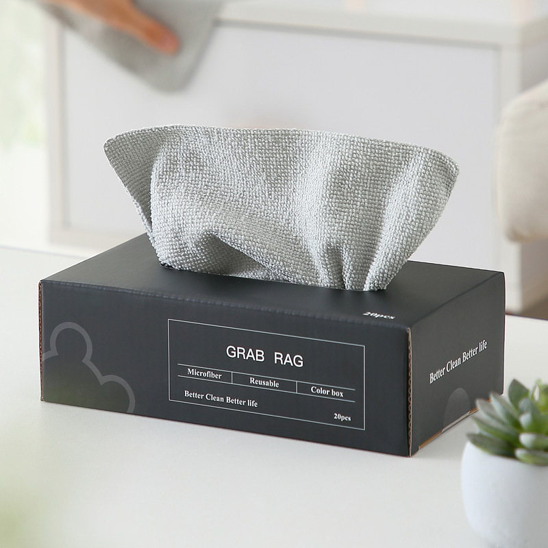 [Black Box Pack] Gray 20*20cm - 20 pieces