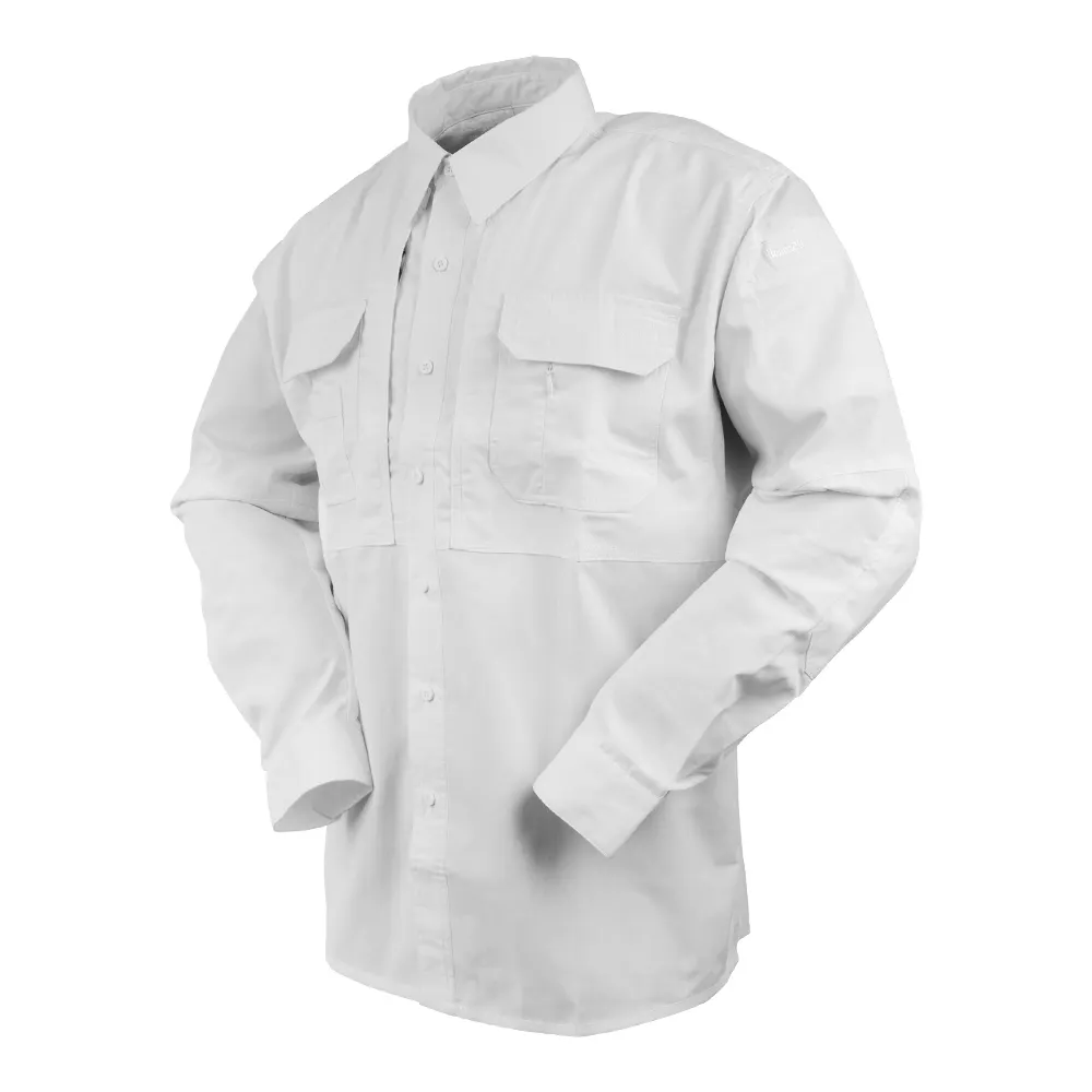 Uniforme de garde de sécurité à manches longues TC6535 de première classe, chemise pour hommes, vente en gros