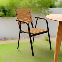 Meubles d'extérieur en WPC modernes, légers et durables de qualité supérieure pour cour, jardin, café, salon de thé, balcon, négociation, réception