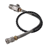 Adaptateur de charge de remplissage HPA Mini Diving DIN Connect avec tuyau haute pression de 24 pouces