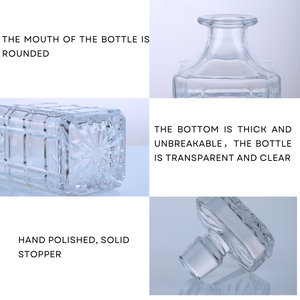 XiPan Altmodisches Whiskey-Dekanter-Set Geschenkbox Individuell Anpassbar 750ml Amerikanischer Stil 2-teiliges Bestseller Whisky-Gläser-Set - Product Image 2