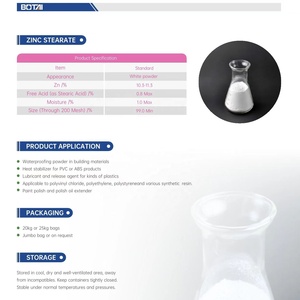 Polvo de estearato de zinc de calcio para estabilizador de calor de Pvc Precio de fábrica <span class=keywords><strong>Comprar</strong></span> estearato de zinc soluble en agua de alta pureza para pintura - Product Image 2