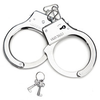 Jouets érotiques pour adultes en latex, bondage, jouets sexy pour femmes, menottes en acier inoxydable avec clé