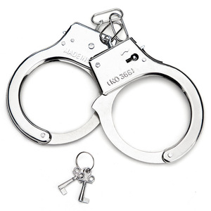 Manette in Acciaio Inossidabile con Chiave per Giochi Erotici BDSM per Adulti - Product Image 2