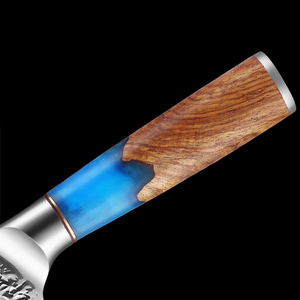 Xgimo — <span class=keywords><strong>petit</strong></span> <span class=keywords><strong>couteau</strong></span> de cuisine Durable, motif de marteau, 5 cr15 Mov, couteaux spéciaux de <span class=keywords><strong>Chef</strong></span>, Super rapide, couleur résine bleue, bois - Product Image 4