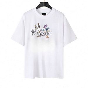 เสื้อยืด Hell Shirt คุณภาพสูง ผ้าฝ้าย/ใยไผ่ สไตล์ลำลอง ทรงโอเวอร์ไซส์ ไหล่ตก แขนสั้น ผู้ชาย ผ้ากันยับ 300 กรัม พิมพ์ลายโบว์ - Product Image 1