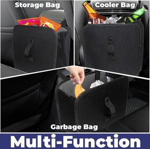 Bote de Basura Plegable para Auto, Bolsas de Basura Colgantes de 2 Galones, a Prueba de Fugas, Material de Lino, Hecho en China - Accesorio Interior - Product Image 5