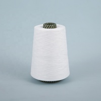 85% Polyester 15% coton 32S/1 anneau filé TC 85/15 fil blanc brut mélangé
