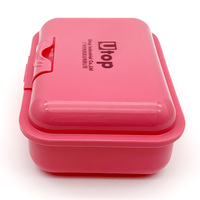 Boîte à lunch en plastique compartimentée de marque, écologique, prix bas, vente en gros
