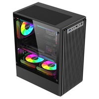 Nouveau design en gros Mid Tower Compact Gaming Pc Case Gaming Cases Pc ATX Computer Cases Towers Case Pc Gamer Cabinet