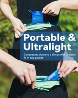 Gobelet pliable en TPU souple, gobelet à eau ultraléger de 200 ml (6,8 oz) pour les voyages, la randonnée, la course à pied, le marathon, avec crochet