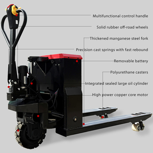 Nuevo Carretilla Eléctrica para Paletas FUGO de 175 kg, Capacidad de Carga de 3000 kg, Alimentada por Baterías de Plomo-Ácido y Litio de 48V 20A, 2 <span class=keywords><strong>A</strong></span>ños de Garantí<span class=keywords><strong>a</strong></span> - Product Image 4