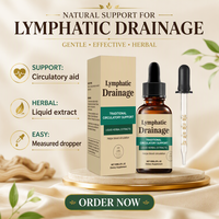 Gouttes liquides de drainage lymphatique OEM sans alcool, mélange à base de plantes pour le soutien circulatoire, l'équilibre hydrique et le bien-être immunitaire