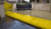 Barrière de contrôle des inondations instantanée de porte d'eau réutilisable de barrage rapide portatif anti-inondation pour la Protection de l'eau et les inondations à vendre