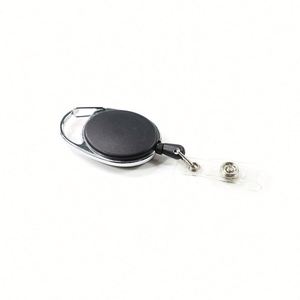 Wholesale Custom Retractable <b>Id</b> Badge <b>Holder</b> Name Badge <b>Holders</b> <b>Id</b> Card Clip Retractable Pull Badge Reel - Product Image 2