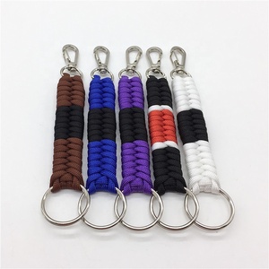 Paracord พวงกุญแจถักผู้ชายบราซิลเลียน <span class=keywords><strong>Jiu</strong></span>-<span class=keywords><strong>Jitsu</strong></span> กลางแจ้งมัลติฟังก์ชั่ - Product Image 2