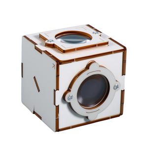 Kit Fai-da-Te per Esperimenti Scientifici, Modello in Plastica e Legno di Gru Manuale, Giocattolo Tecnologico STEM Unisex Senza Batterie - Product Image 3