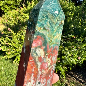 Torre de Cristal Pulido de Jaspe Oceánico para Decoración y Regalo, Cristal Curativo Espiritual al por Mayor - Product Image 5