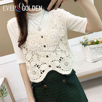Blouse à manches en Crochet fait à la main, motif personnalisé, pour robes, bricolage, accessoires à ajouter dans le vêtement