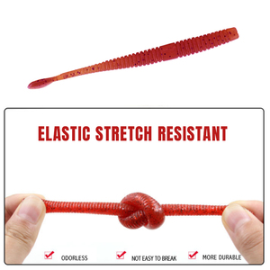 Selco Mồi Câu Hình Sâu Bọ Mồi Câu Cá Vược Bằng Nhựa Mềm Mồi Silicon - Product Image 6