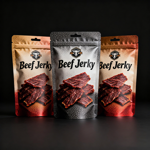 Großhandel: Kundenspezifisch bedruckte, wiederverwendbare Vakuum-Ziplock-Standbodenbeutel für Snacks und Beef <span class=keywords><strong>Jerky</strong></span> mit Tiefdruck - Product Image 2