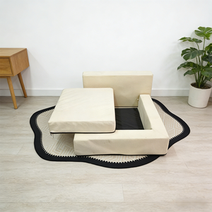 Disian OEM/ODM Cama <span class=keywords><strong>Rectangular</strong></span> de Lujo para Perros al por Mayor con Patrón Animal Sólido para Gatos y Perros - Product Image 5