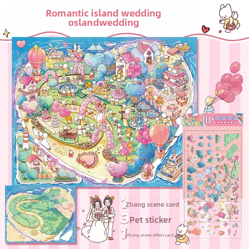 17 Mariage romantique sur une île (7,0 extra large)