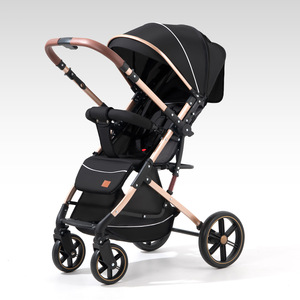 Poussette bébé deux places à fort impact, pivotante, pliable, adaptée aux bébés assis, avec poignée - Product Image 3