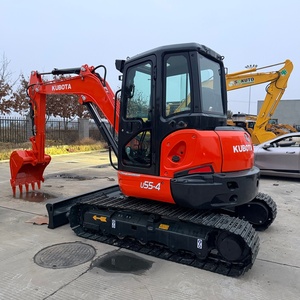 Excavadoras compactas mini de cadenas Kubota U55/U55-4/U55-5 de 5.5 toneladas, japonesas, de segunda mano, seleccionadas, disponibles para la venta a bajo precio. - Product Image 1