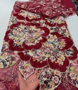 2025 eleganti lacci francesi 5 iarde di paillettes di pizzo francese abiti <span class=keywords><strong>da</strong></span> <span class=keywords><strong>sposa</strong></span> lacci per il matrimonio - Product Image 3