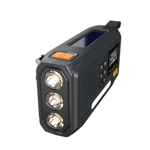 2023 החדש חירום dab חירום חיצונית + רדיו אלחוטית רמקול יד crank שמש מופעל sos אזעקה/בנק חשמל 2000mah - Product Image 5