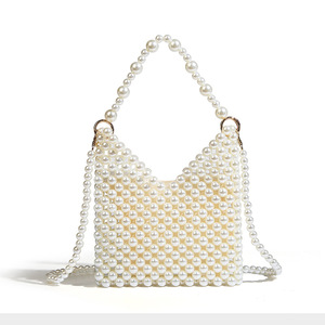 Women's European American Fashion Beaded Mobile Phone <b>Bag</b> New Style Mini <b>Small</b> Chain Diagonal Open Closure Tanjing - Product Image 6