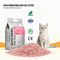 Litière pour chat en bentonite de haute qualité OEM ODM, sable minéral 100% naturel, agglomération rapide, contrôle des odeurs pendant 15 jours, 2,5 kg