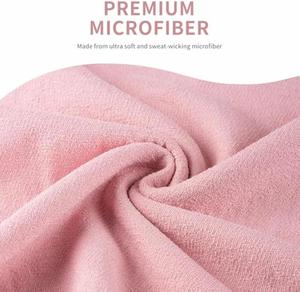Serviette de yoga antidérapante en microfibre écologique avec poche, impression personnalisée par sublimation - Product Image 4