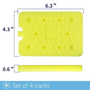 Tủ đông <span class=keywords><strong>Ice</strong></span> Pack Cooler sốc Túi nước đá cho Cooler nhanh chóng đóng băng tiết kiệm không gian tái sử dụng túi nước đá cho Hộp Ăn Trưa hoặc làm mát - Product Image 2