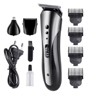 Tondeuse à cheveux électrique Kemei KM 1407 tout-en-un, rechargeable, corps métallique, étanche IPX7, pour hommes, coupe de cheveux, rasage, poils du nez - Product Image 2