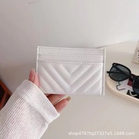 Portefeuille porte-cartes en cuir PU personnalisé à prix d'usine, pochette à monnaie mignonne pour portefeuille de luxe à motif diamant, porte-carte SIM
