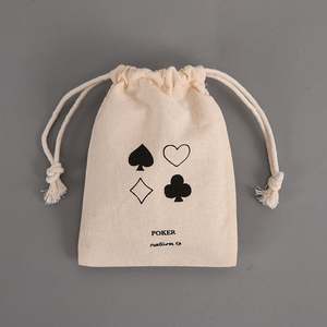 Bolsa de Algodón de Sarga Blanca para Joyería con Logotipo, Bolsa de Yute para Regalo, Bolsa de Almacenamiento para Joyería - Product Image 5