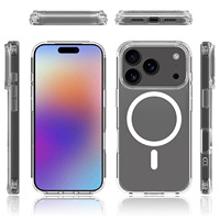 Coques de téléphone magnétiques pour iPhone 18 Pro, chargement sans fil, coque de protection pour téléphone portable pour iPhone 18 17 16 Pro Max