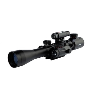 Cannocchiale <span class=keywords><strong>C3</strong></span>-9x40 con Laser Rosso e Mini Mirino a Punto Rosso, Impermeabile e Antiurto per Caccia e Sport all'Aperto - Product Image 2