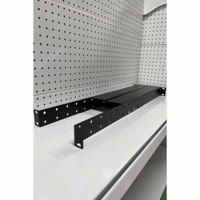 Rail d'étagère universel 1U à 4 poteaux, montage en Rack réglable, Rails d'étagère de serveur
